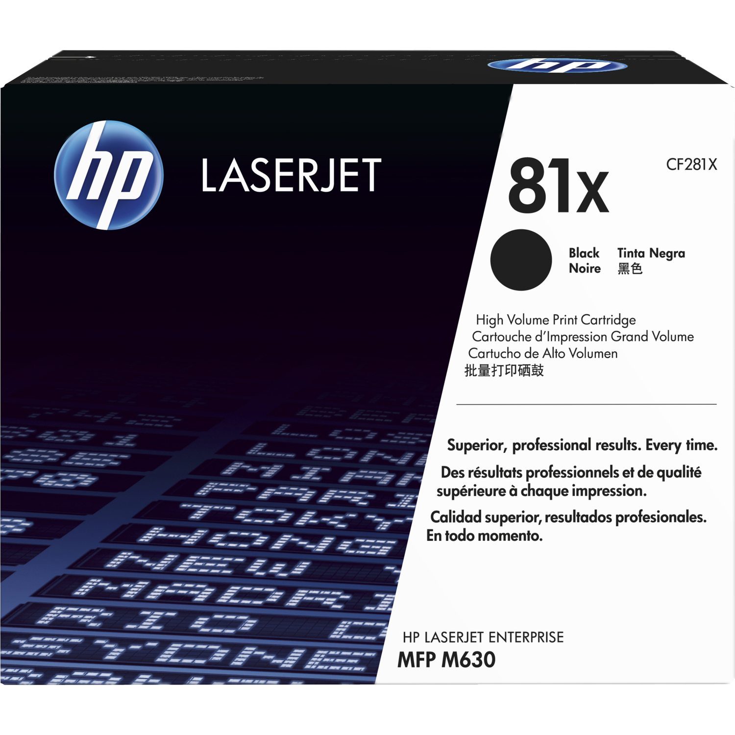 HP CF281X Картридж, Black {LJ ENTERPRISE MFP M630, (25000стр.)}