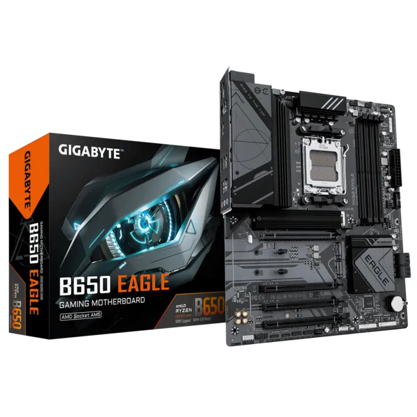 Gigabyte B650 EAGLE {AM5, B650, 4xDDR5 ATX AC`97 8ch(7.1) GbLAN RAID+HDMI+D  ATX}