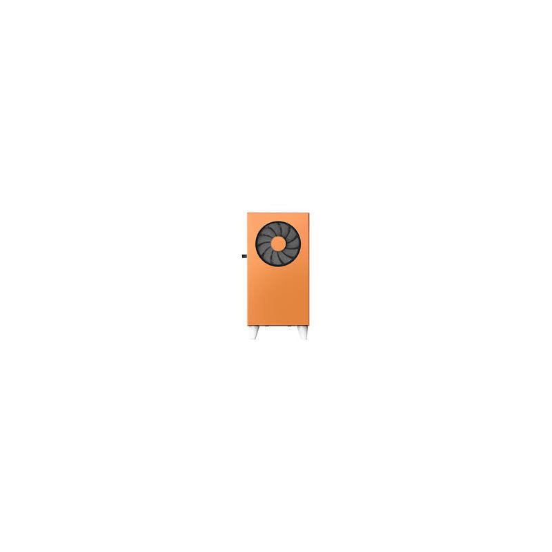 WIZMAX M-ATX Mini Tower case EM1 Woofer Orange