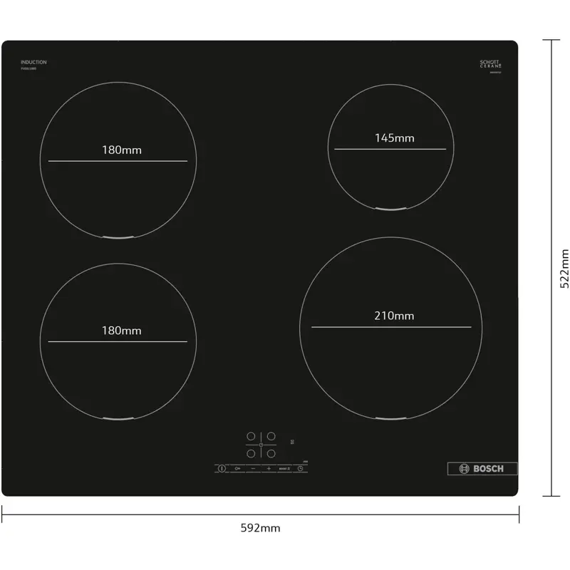 Встраиваемая варочная панель BOSCH PUE611BB5E