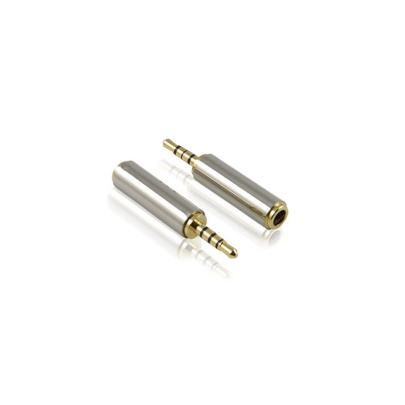 Greenconnect переходник jack 2,5 mm M/3,5 mm F